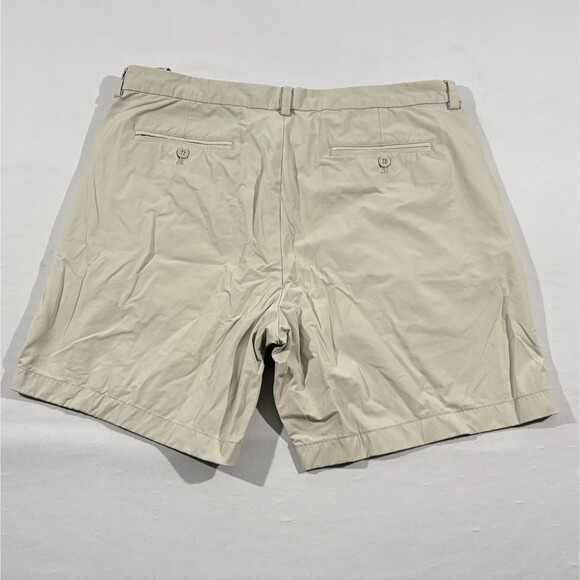 Vineyard Vines Shorts Mens Beige On The Go Performance Chino OTG Golf 6" Sz 35 - Picture 12 of 13